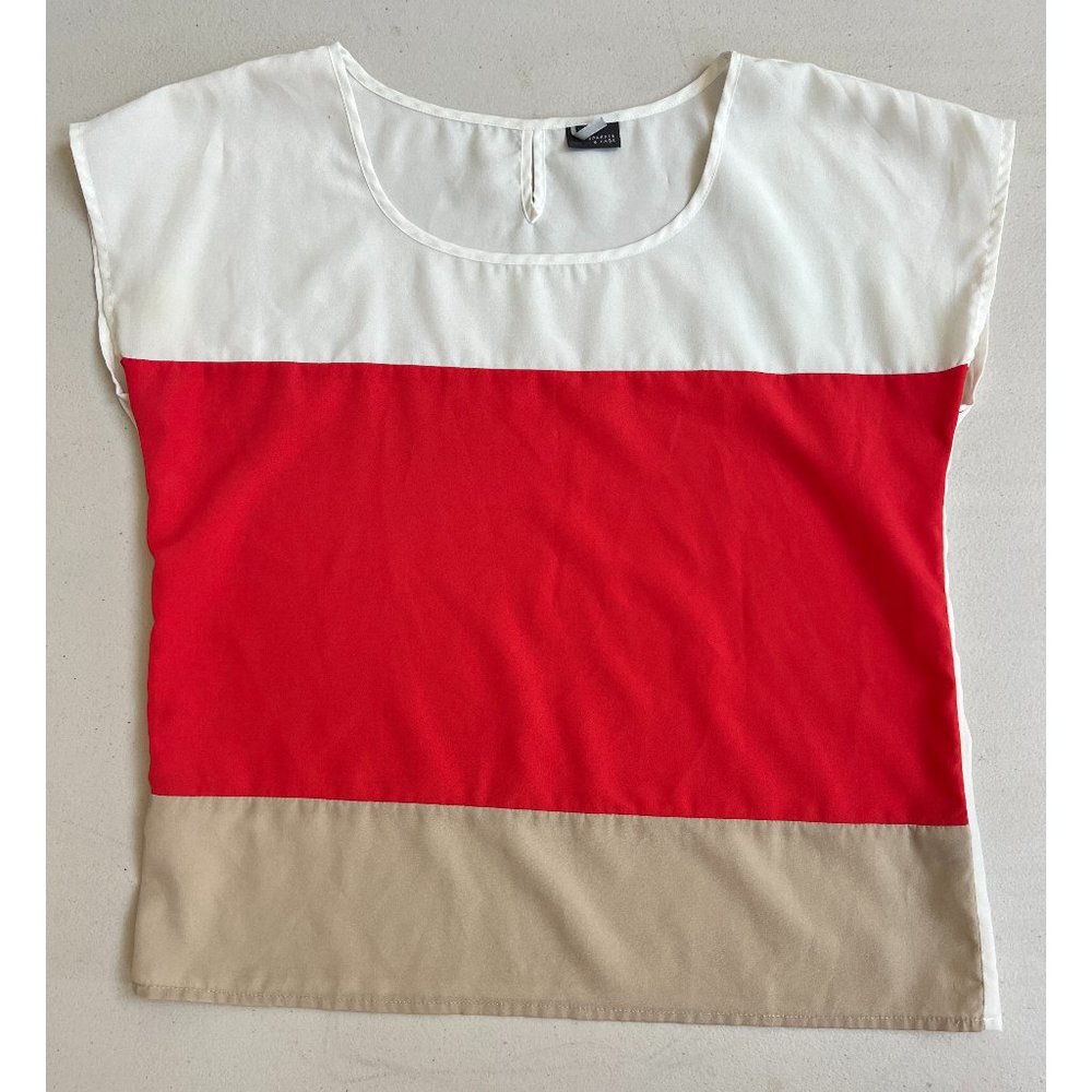 Sparkle & Fade Color Block Top. Size Medium. - image 1